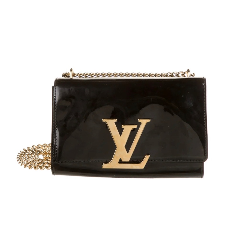 BRAND NEW Louis Vuitton Black Louise Chain MM